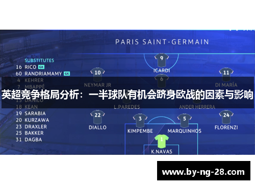 英超竞争格局分析：一半球队有机会跻身欧战的因素与影响